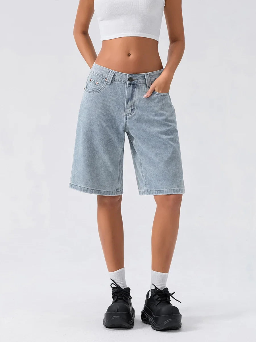 Maison Bonneterie™ | Loose Denim Shorts