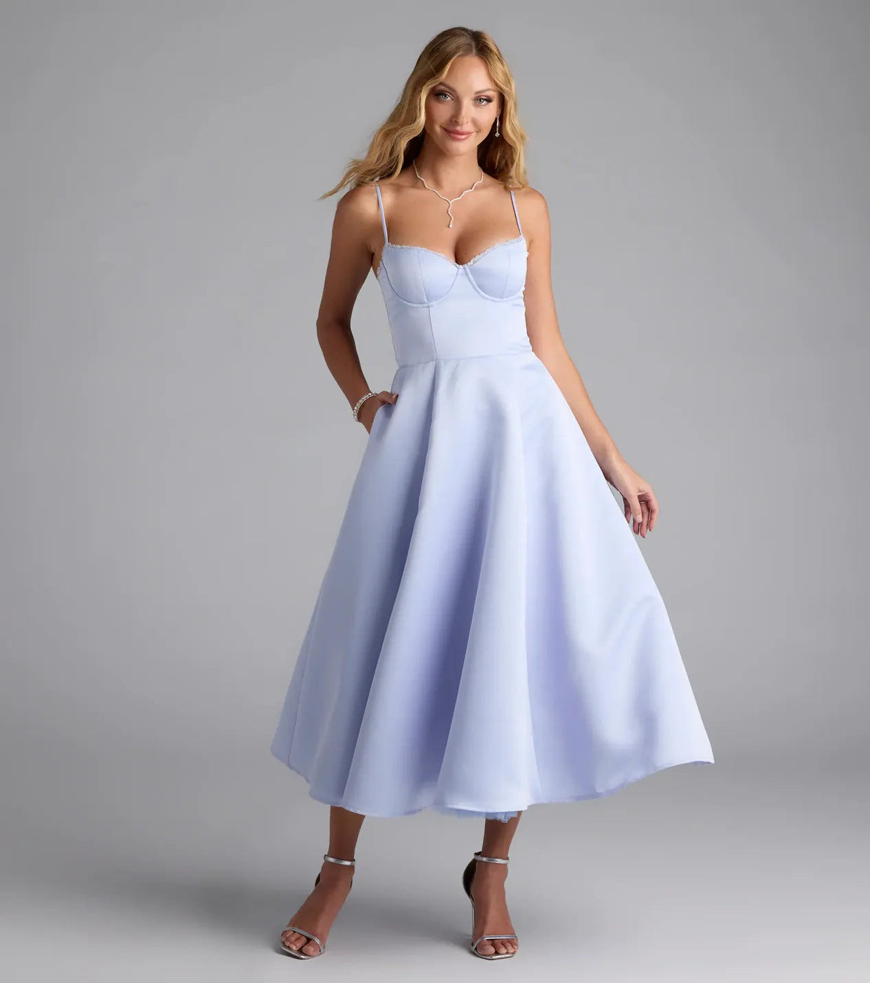 Kira Elegant Midi Dress