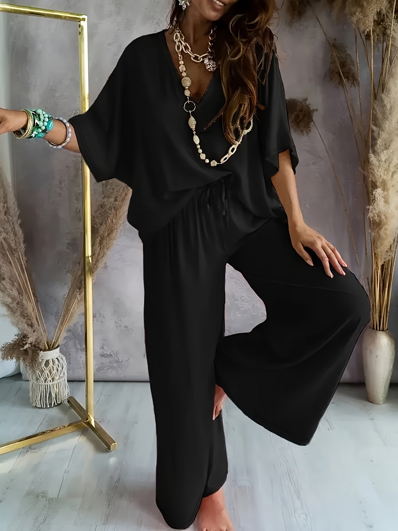 Maison Bonnetterie™ | Robe d'été unie Nina