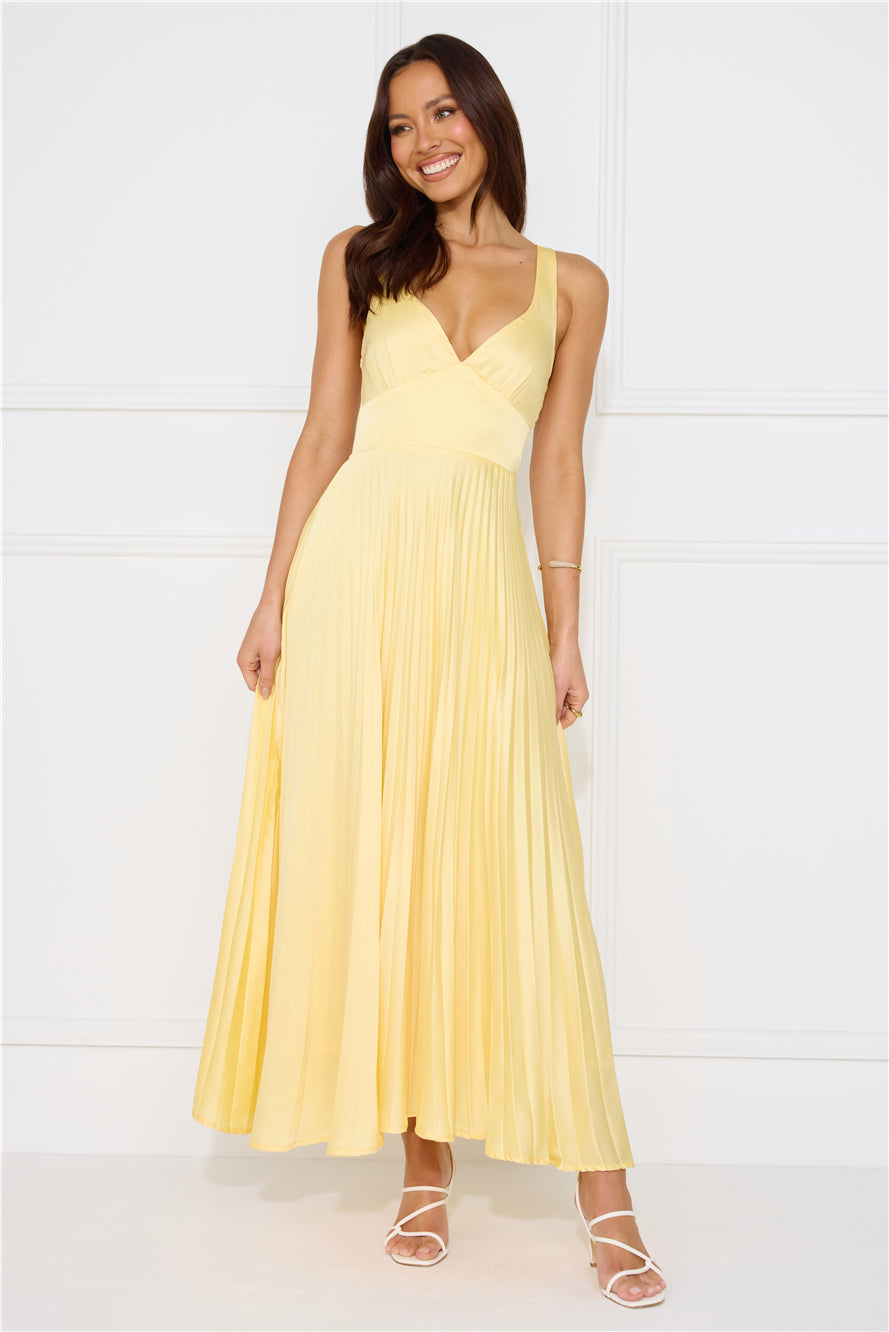 Elsa Pleated Maxi Dress