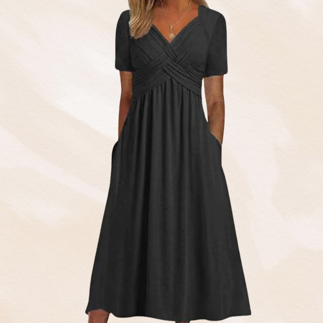 Maison Bonnetterie™ | Rosella, élégante robe d'été gainante