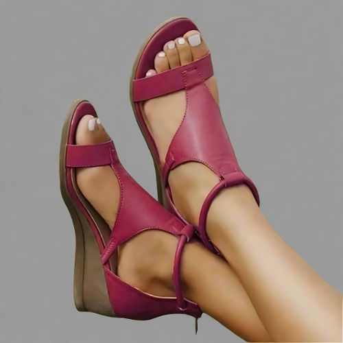 Maison Bonnetterie | Sandales orthopédiques Rahel en cuir de haute qualité
