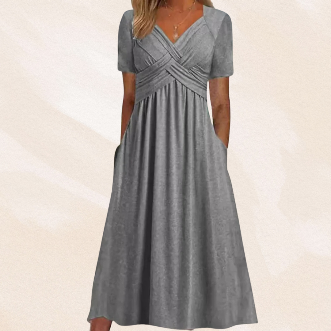 Maison Bonnetterie™ | Rosella, élégante robe d'été gainante