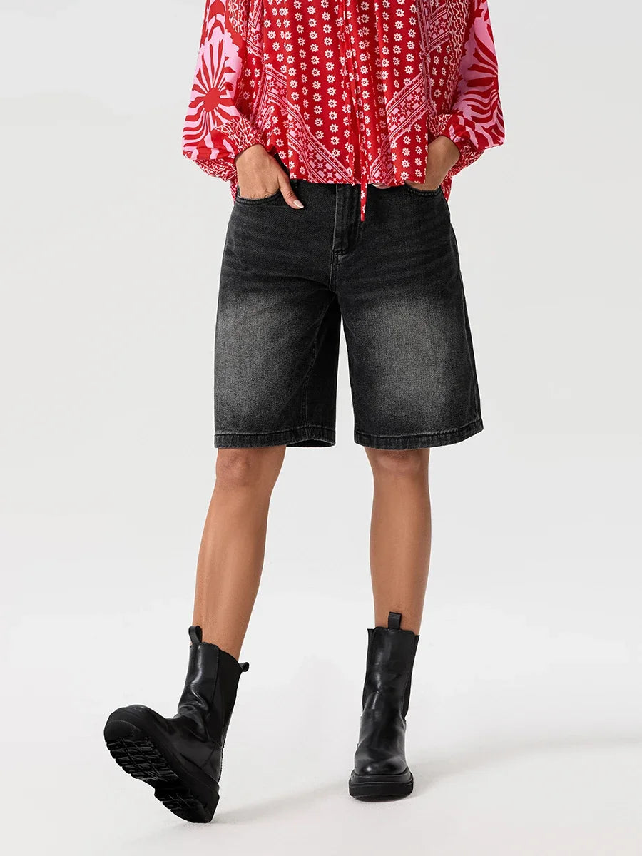Maison Bonneterie™ | Loose Denim Shorts