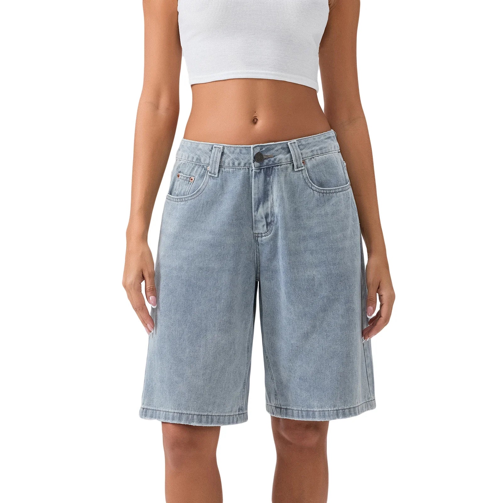 Maison Bonneterie™ | Loose Denim Shorts