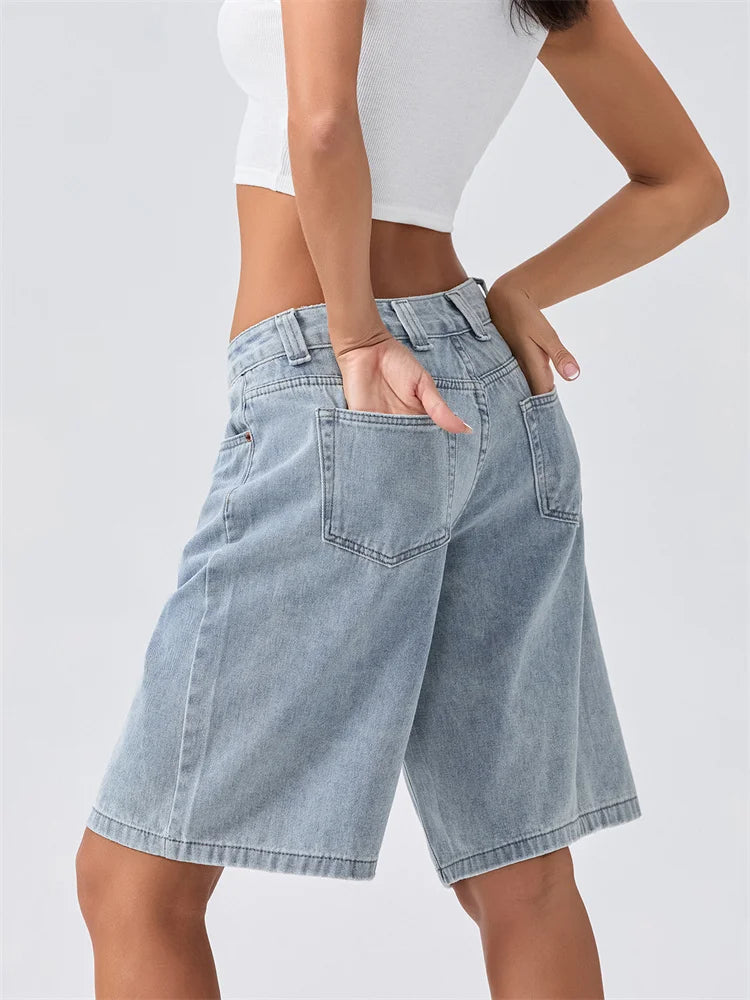 Maison Bonneterie™ | Loose Denim Shorts