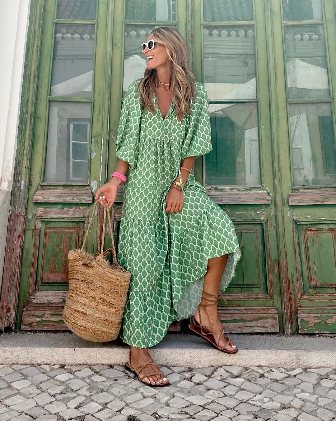 Maison Bonnetterie™ | Fleur Bohemian Maxi Dress