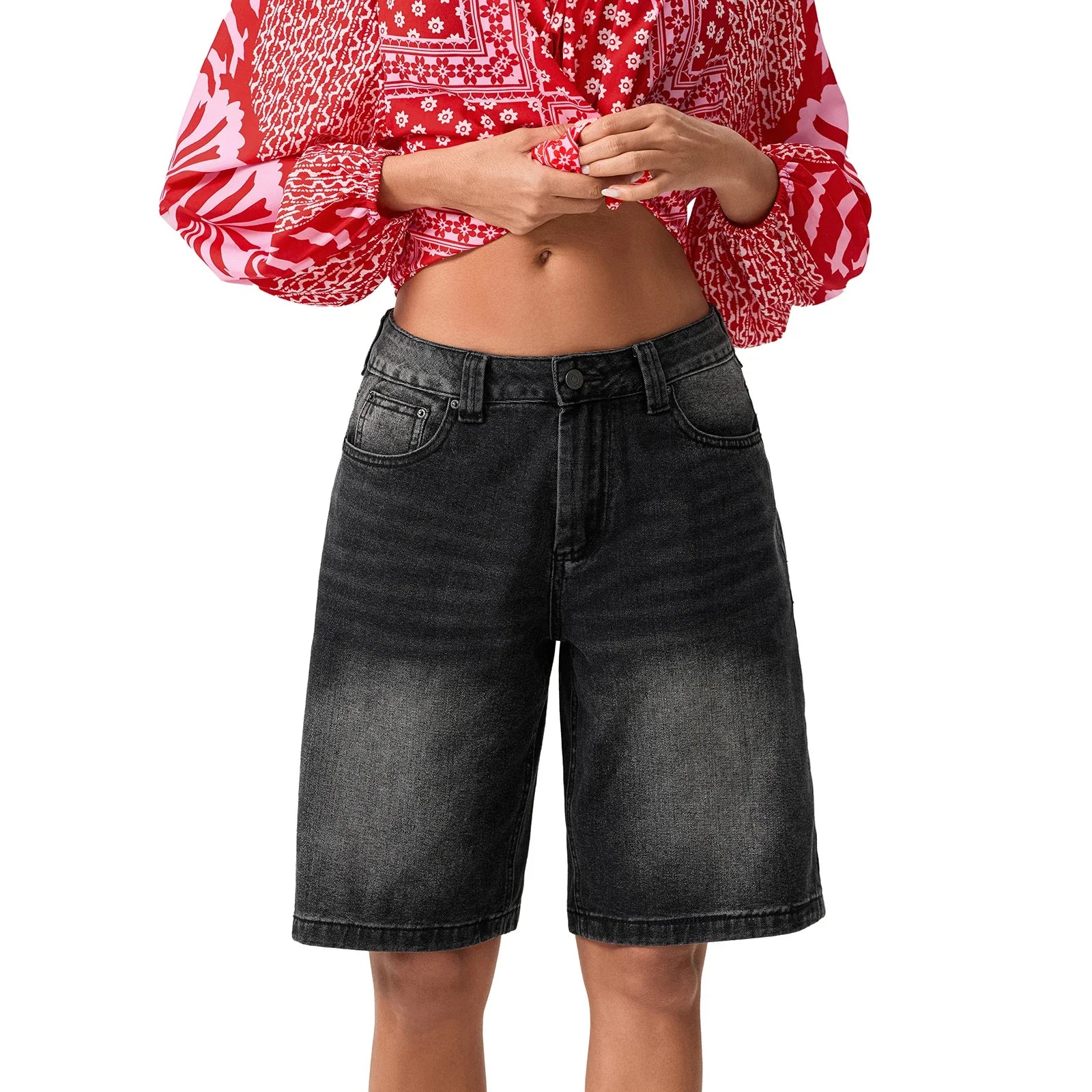 Maison Bonneterie™ | Loose Denim Shorts
