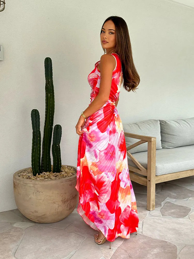 Maison Bonnetterie™ | Robe d'été plissée Karin