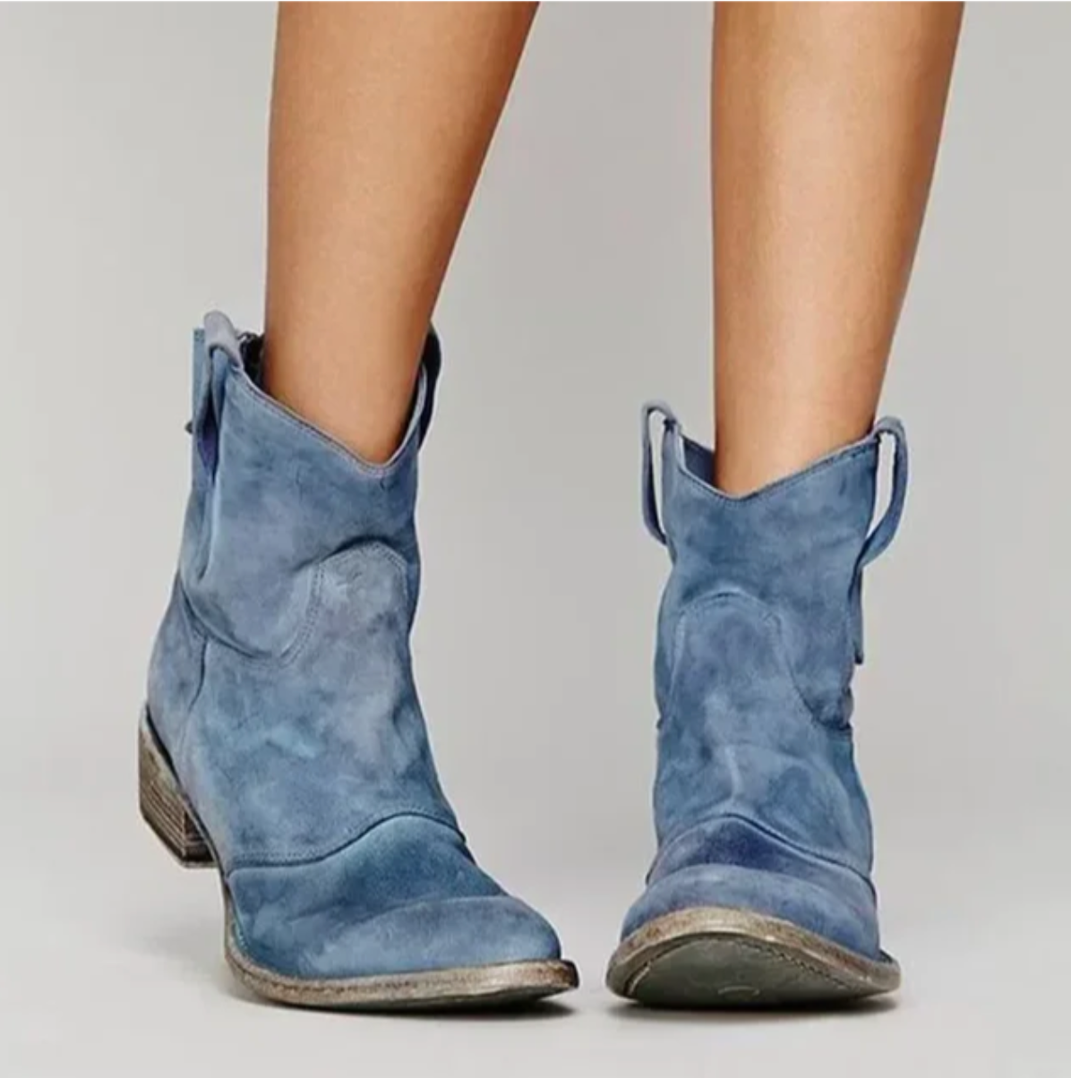 Maison Bonnetterie™ | Bottes western en cuir Roselle