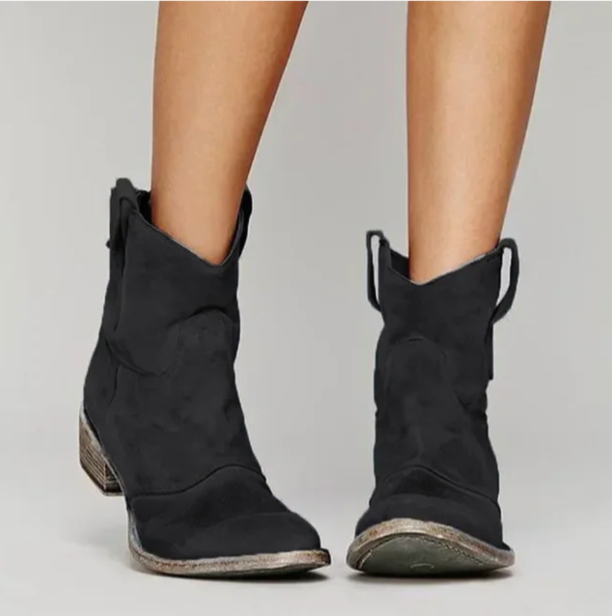 Maison Bonnetterie™ | Bottes western en cuir Roselle