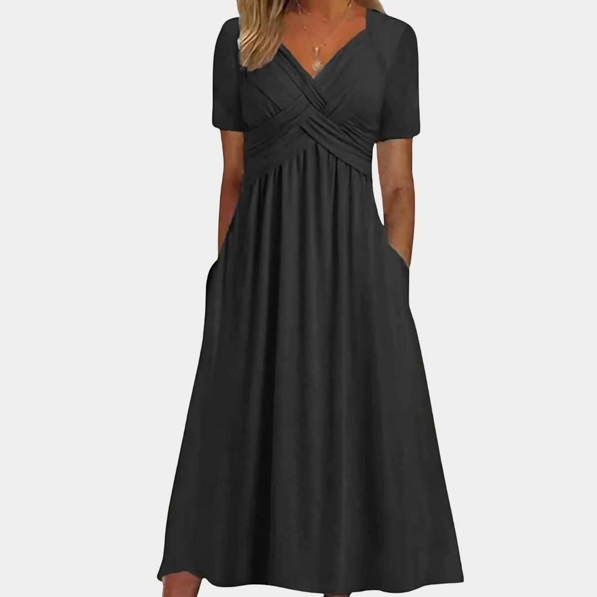 Maison Bonnetterie™ | Rosella, élégante robe d'été gainante
