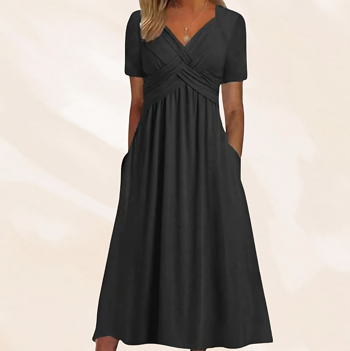 Maison Bonnetterie™ | Rosella, élégante robe d'été gainante