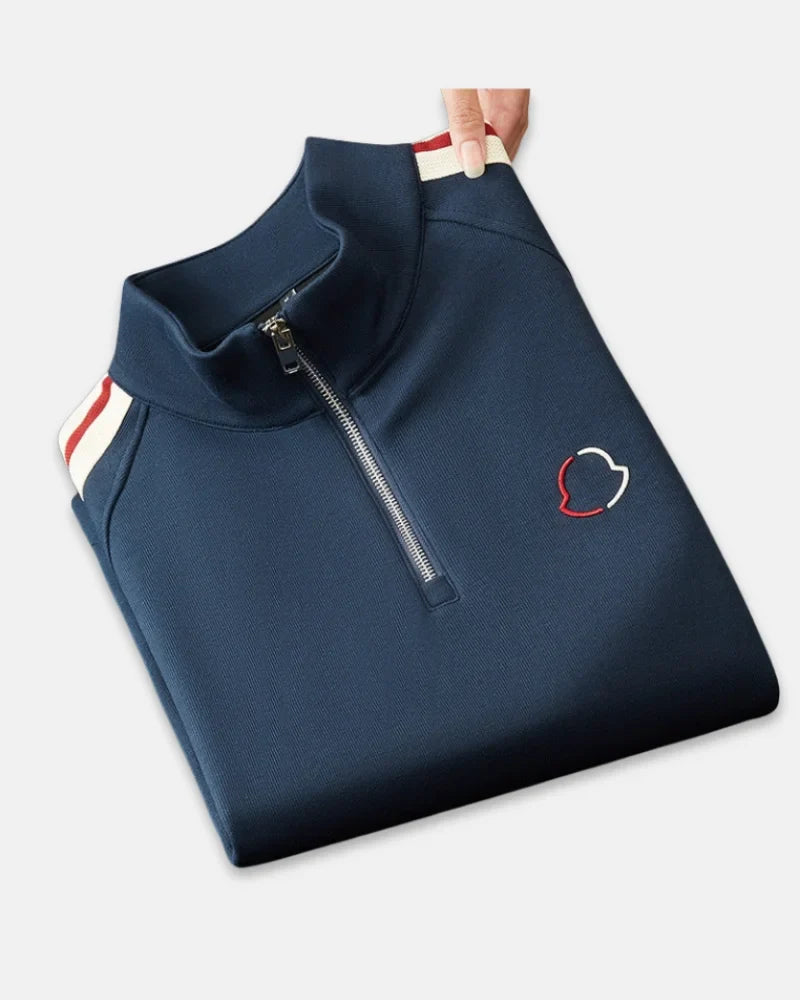 Maison Bonneterie™ | Textured Quarter-Zip Athletic Set