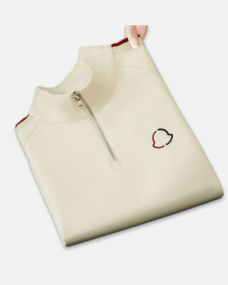 Maison Bonneterie™ | Textured Quarter-Zip Athletic Set