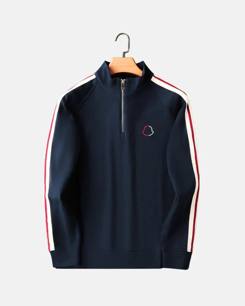 Maison Bonneterie™ | Textured Quarter-Zip Athletic Set