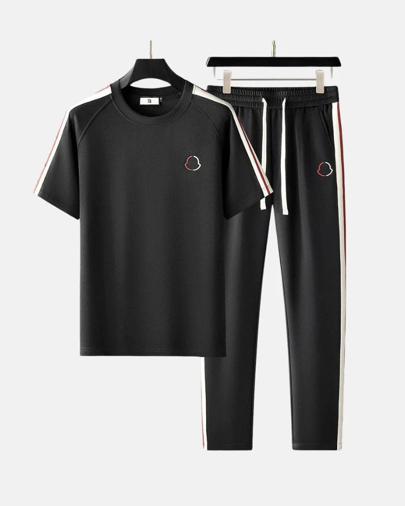 Maison Bonneterie™ | Sporty Short Sleeve Tracksuit Set