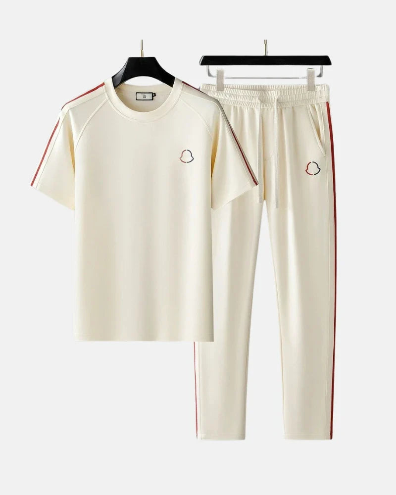 Maison Bonneterie™ | Sporty Short Sleeve Tracksuit Set
