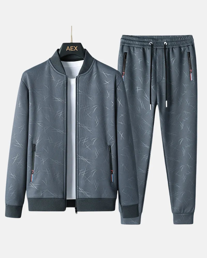 Maison Bonneterie™ | Dynamic Abstract Lycra Athletic Tracksuit