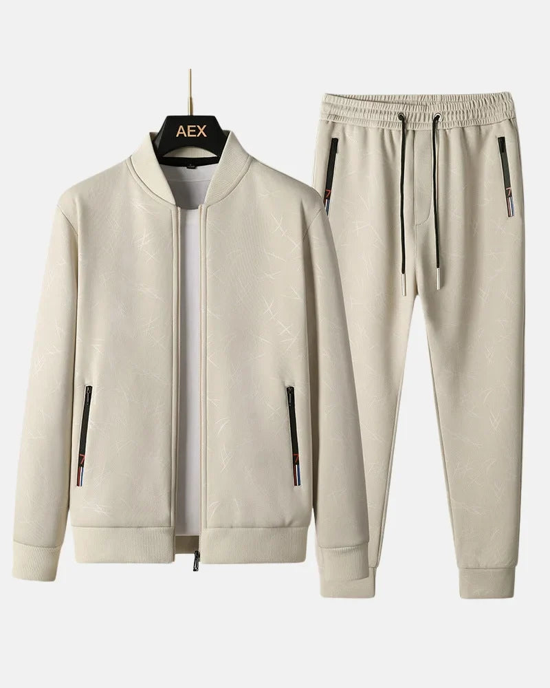 Maison Bonneterie™ | Dynamic Abstract Lycra Athletic Tracksuit