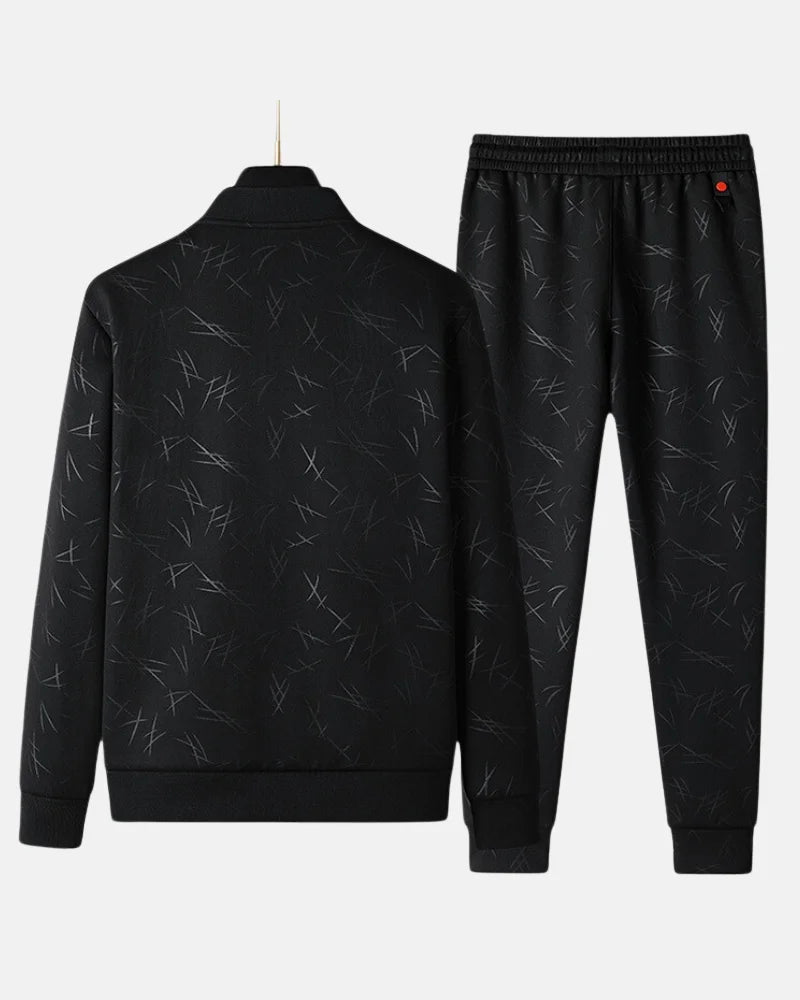 Maison Bonneterie™ | Dynamic Abstract Lycra Athletic Tracksuit