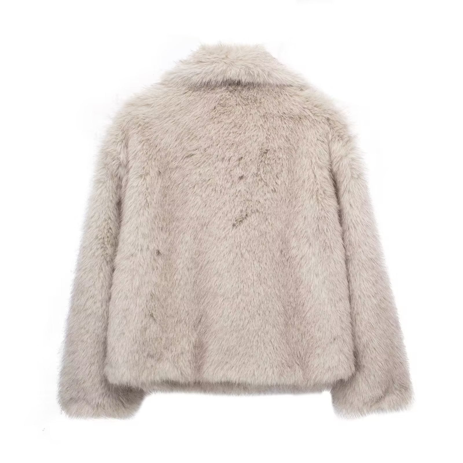 Maison Bonnetterie™ | Veste en fourrure rose